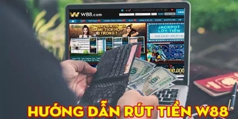 Thực hiện rút tiền bằng 1 trong 3 cách nhà cái hỗ trợ